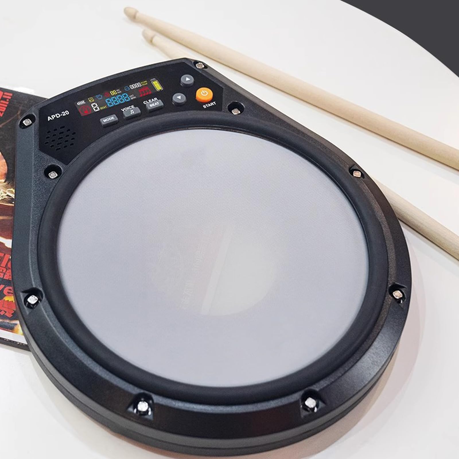 Amazon.co.jp: APD-20 電子ドラムパッド 電子ミュートドラム